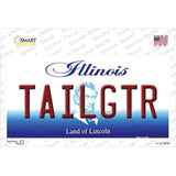 Tailgtr Illinois Novelty Sticker Decal