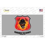Remember The Heroes Novelty Sticker Decal