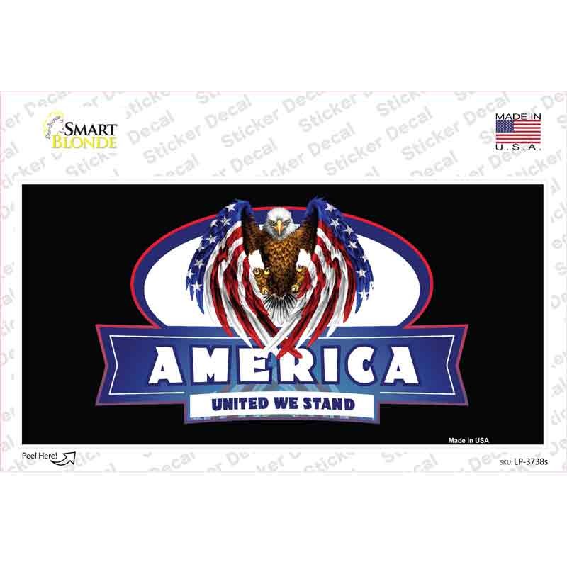 America United Novelty Sticker Decal