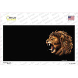 Lion Head Offset Novelty Sticker Decal