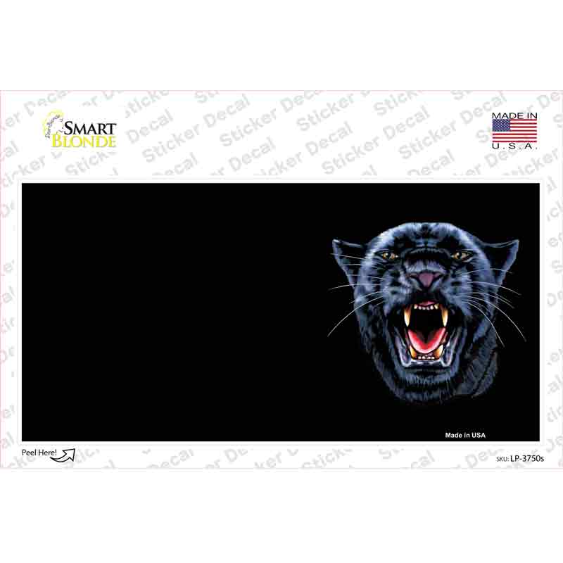 Panther Offset Novelty Sticker Decal