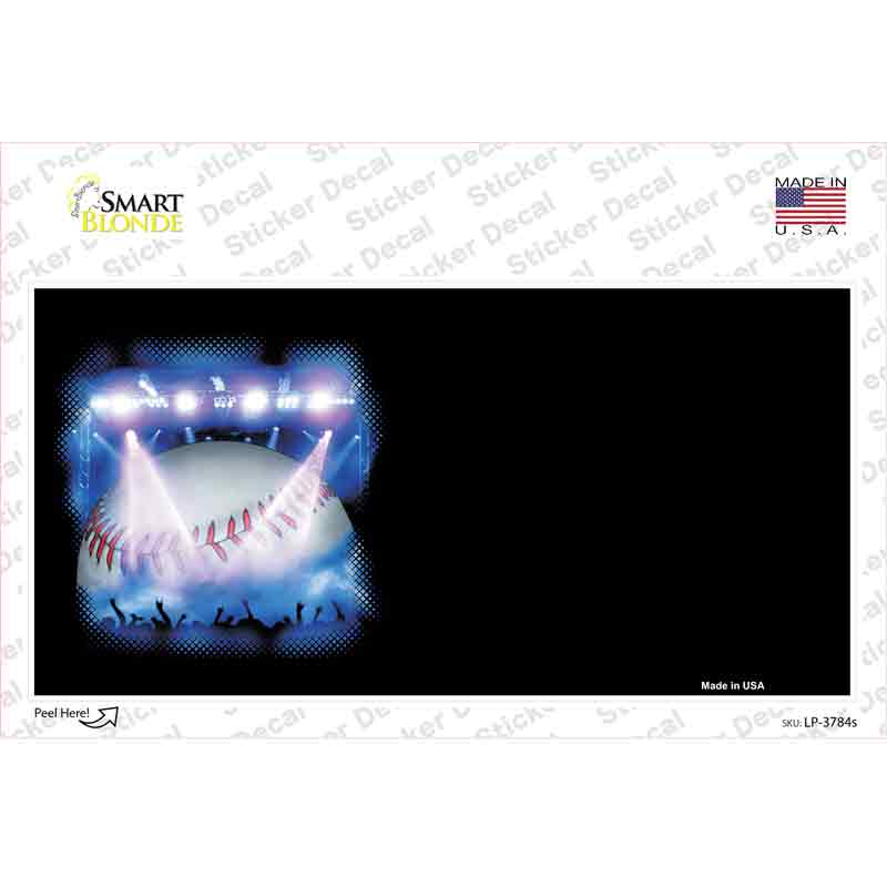 Baseball Game Offset Novelty Sticker Decal