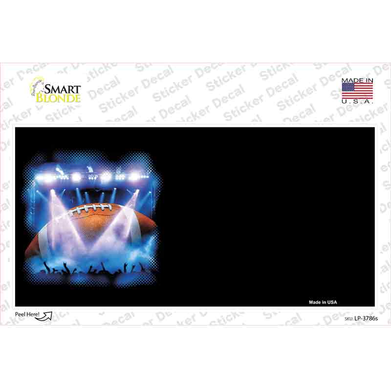 Football Game Offset Novelty Sticker Decal