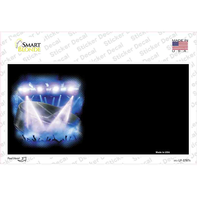 Hockey Game Offset Novelty Sticker Decal