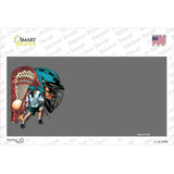 Lacrosse Offset Novelty Sticker Decal
