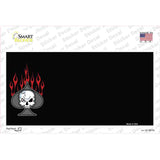 Flaming Spade Offset Novelty Sticker Decal