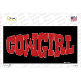 Cowgirl Novelty Sticker Decal