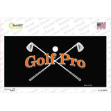Golf Pro Novelty Sticker Decal
