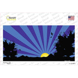 Southwest Purple Sunset Novelty Sticker Decal