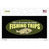 Fishing Trips Novelty Sticker Decal