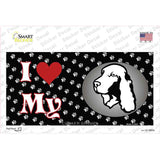 I Love My Cocker Spaniel Novelty Sticker Decal