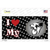 I Love My Papillon Novelty Sticker Decal