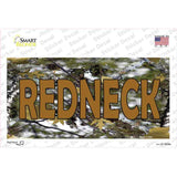 Redneck Camo Novelty Sticker Decal
