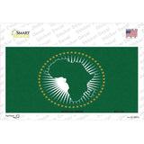 African Union Flag Novelty Sticker Decal