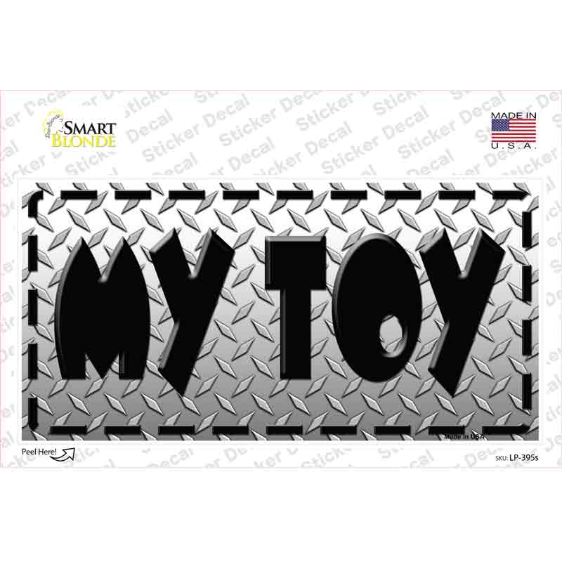 My Toy Novelty Sticker Decal