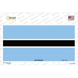 Botswana Flag Novelty Sticker Decal