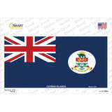 Cayman Islands Flag Novelty Sticker Decal