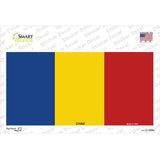 Chad Flag Novelty Sticker Decal