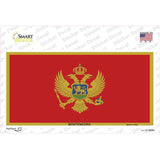 Montenegro Flag Novelty Sticker Decal