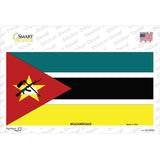 Mozambique Flag Novelty Sticker Decal