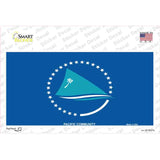 Pacific Community Flag Novelty Sticker Decal