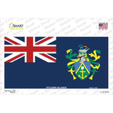 Pitcairn Islands Flag Novelty Sticker Decal