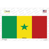 Senegal Flag Novelty Sticker Decal