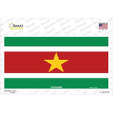 Suriname Flag Novelty Sticker Decal