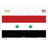 Syria Flag Novelty Sticker Decal