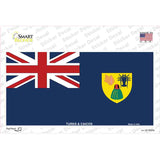 Turks And Caicos Flag Novelty Sticker Decal