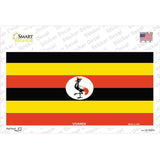 Uganda Flag Novelty Sticker Decal