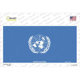 United Nations Flag Novelty Sticker Decal