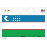 Uzbe Kistan Flag Novelty Sticker Decal