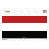 Yemen Flag Novelty Sticker Decal