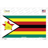 Zimbabwe Flag Novelty Sticker Decal