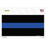 Thin Blue Line Police Novelty Sticker Decal