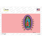 Virgin Mary Pink Novelty Sticker Decal