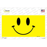 Happy Face Novelty Sticker Decal