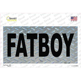 Fat Boy Diamond Novelty Sticker Decal