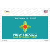 New Mexico Background Novelty Sticker Decal