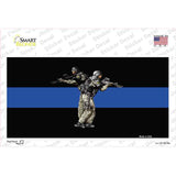 Thin Blue Line Police SWAT Novelty Sticker Decal