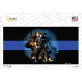 Thin Blue Line Police K-9 Novelty Sticker Decal