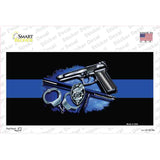 Thin Blue Line Badge Novelty Sticker Decal