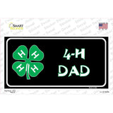 4-H Dad Novelty Sticker Decal