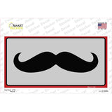 Mustache Novelty Sticker Decal