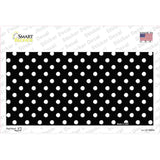 Black Polka Dot Novelty Sticker Decal