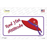 Red Hat Attitude Novelty Sticker Decal