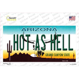 Hot As Hell Arizona Novelty Sticker Decal
