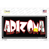 Arizona Black Novelty Sticker Decal