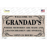 Welcome To Grandads Novelty Sticker Decal